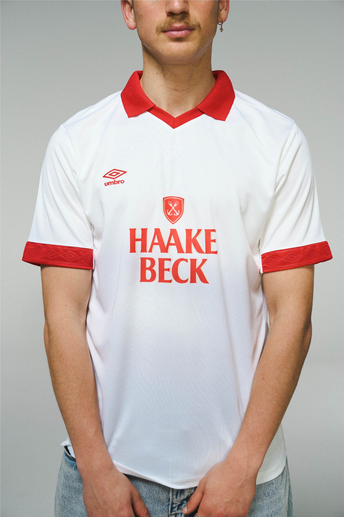 Haake-Beck Umbro Trikot Jersey "TEMPEST" weiß rot